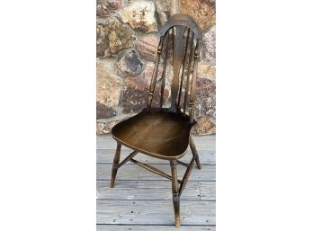 Antique Heywood Wakefield Skinny Back Wooden Chair