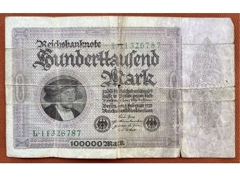 1920s German Bank Note