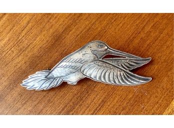 Sterling Hummingbird Pin