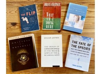 Lot Of Books With Existential, Philosophical, And Theoretical Physics Topics