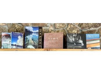 Collection Of Six Nature Travel Hardcover Books Incl. 'Time' By Andy Goldsworthy