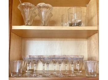 Lot Of Misc. Glassware Incl. Sherbet Cups