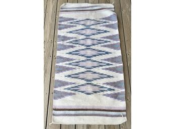 Native American Blanket With Purples And Blues
