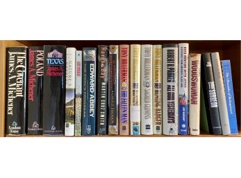 Collection Of Books Incl. Tony Hillerman Books, And 'the Surgeon' By W.C. Heinz