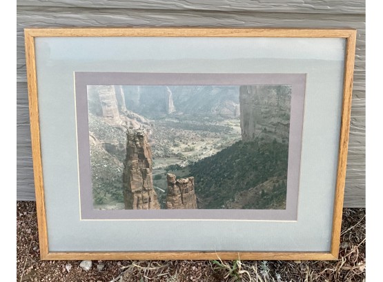 Spider Rock Canyon By Steve Mcmath Framed 1956