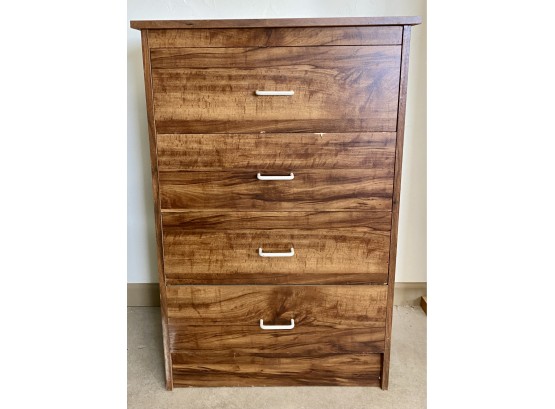 Four Drawer Particle Board Cabinet
