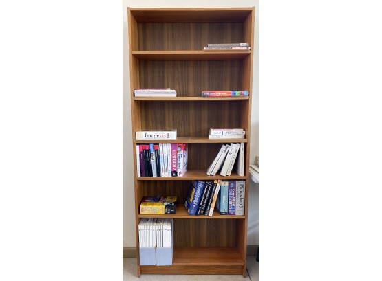 Bookshelf With Misc Educational Books