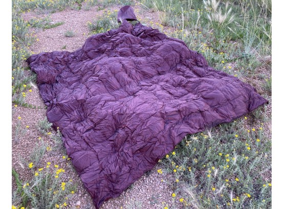Purple Travel Down Blanket 60 By 70 Inches