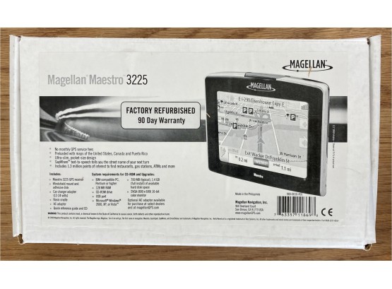 Magellan Maestro 3225 GPS With Box