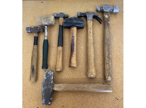 Lot Of Seven Hammers