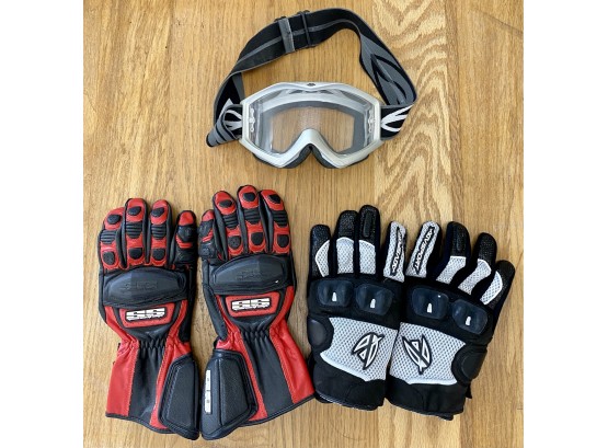 Speed And Strength Gloves, AdvSport Gloves, And Mask