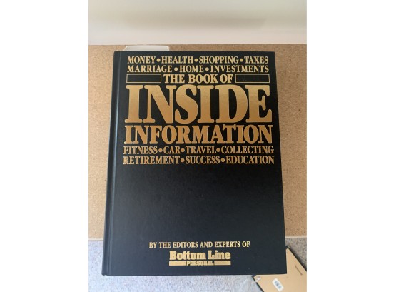 A Grouping Of  Books Including Inside Information