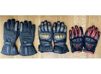 Three Men's Motorcycle Gloves