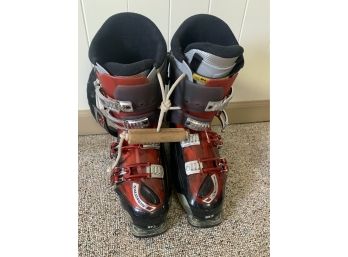 Red And Black Soloman Ski Boots Soze 27.5