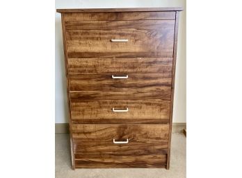 Four Drawer Particle Board Cabinet
