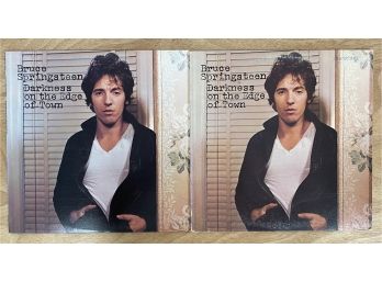 (2) Bruce Springsteen, Darkness On The Edge Of Town Vinyl Records