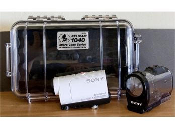 Sony HDR-AZ1 Splashproof Exmor 11.9 Megapixel Camera, With Pelican Carrying Case