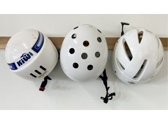 Three Helmets From Bell, Kiwi, And OCK