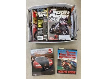 Lot Of Racing Books And Magazines Incl. The Car Design Yearbook
