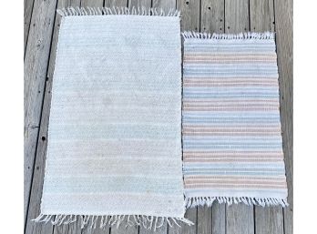Two Small Throw Rugs