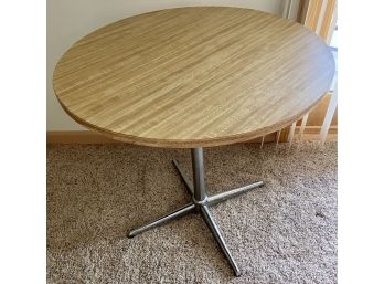 Round Table With Metal Base
