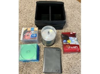 Lot Of Blank Cds And Cases