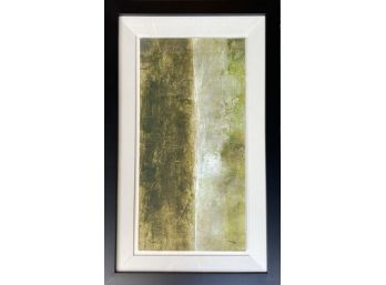 Beko Ws Original Art' Spontaneous Descision I '- Signed & Numbered With Abstract Yellows And Certificate
