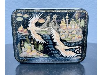 Chinese Lacquer Trinket Box