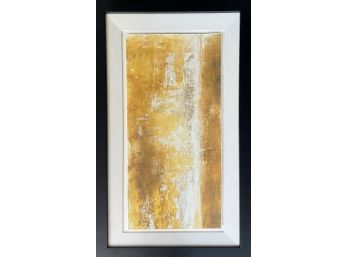 Beko Ws Original Art' Spontaneous Descision IV '- Signed & Numbered With Abstract Greens And Certificate