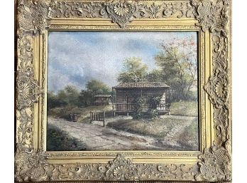 Original Framed Oil Painting By Viani