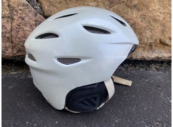 XS White Ski Helmet 52-54 Cm