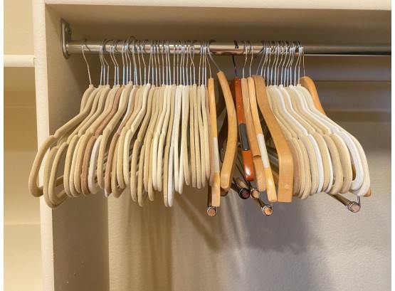 Lot Of Clothes Hangers