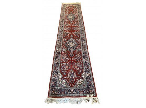 Long Authentic Persian Wool Runner
