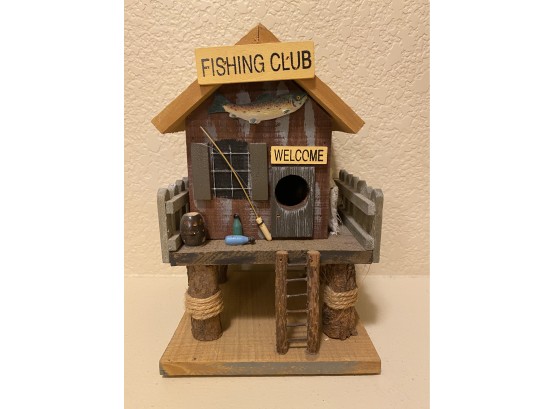 Wood Fishing Club House Decor