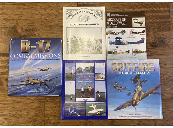 5 Books Of Pilots & Airplanes