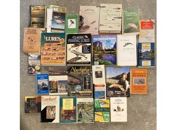Lot Of 25 Fly Fishing And Lure Books