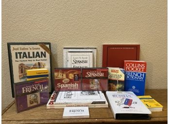 Lot Of Spanish, Russian Learning Tools