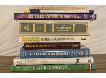 Collection Of Books About Reptiles, Birds And Nature Including The Hunter's Field Guide