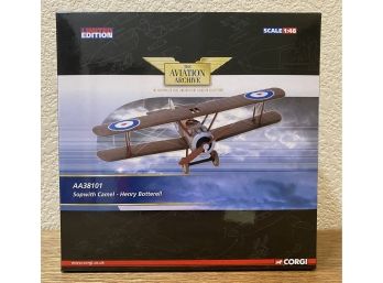 New! Corgi The Aviation Archive 1:48 Scale AA38101 Sopwith Camel  Henry Botterell Plane