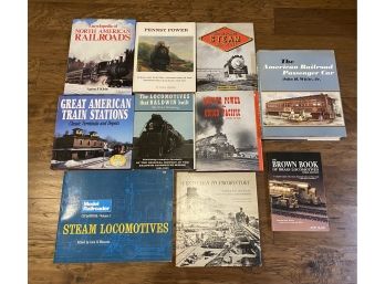 Large Lot Of Railroad Books