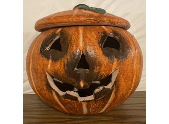 Ceramic Halloween Jack- O-Lantern