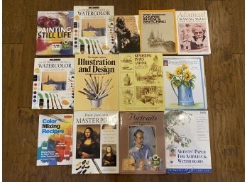 Lot Of Drawing And Design Books