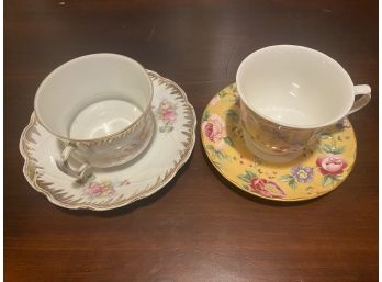 2 Cups & Saucers Bundle