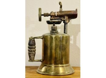 M.W. & Co. Brass Vintage Painter's Blow Torch