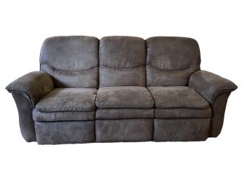 Lazy Boy Brown Micro Fiber Reclining Sofa