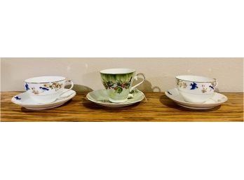 3 Cups & Saucers Bundle