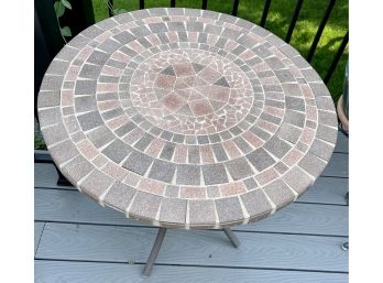 Stone Top Patio Table