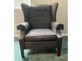 Navy Blue Upholstered Chair