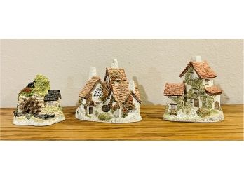 3 Pc. David Winters Cottages- Green Dragon Pub, Ivy Cottage And The Shires