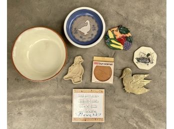 Lot Of Trivets And Bowls